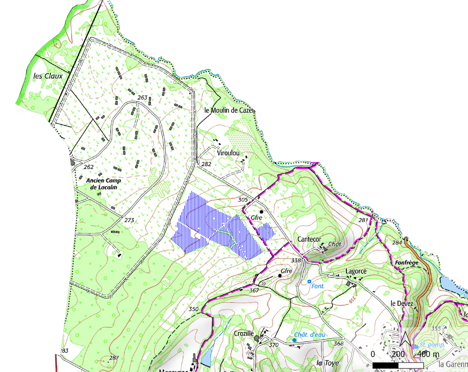 Le choix de la localisation du parc
